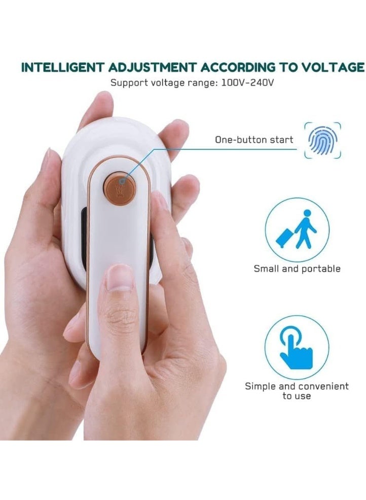 Gonice Steam Iron for Clothes - Travel Steamer for Clothes - Portable Handheld Steamer Iron Support Dry and Wet Ironing Fast Heat Up 180° Rotatable Small Mini Steam Iron for Home and Travel - Image 2