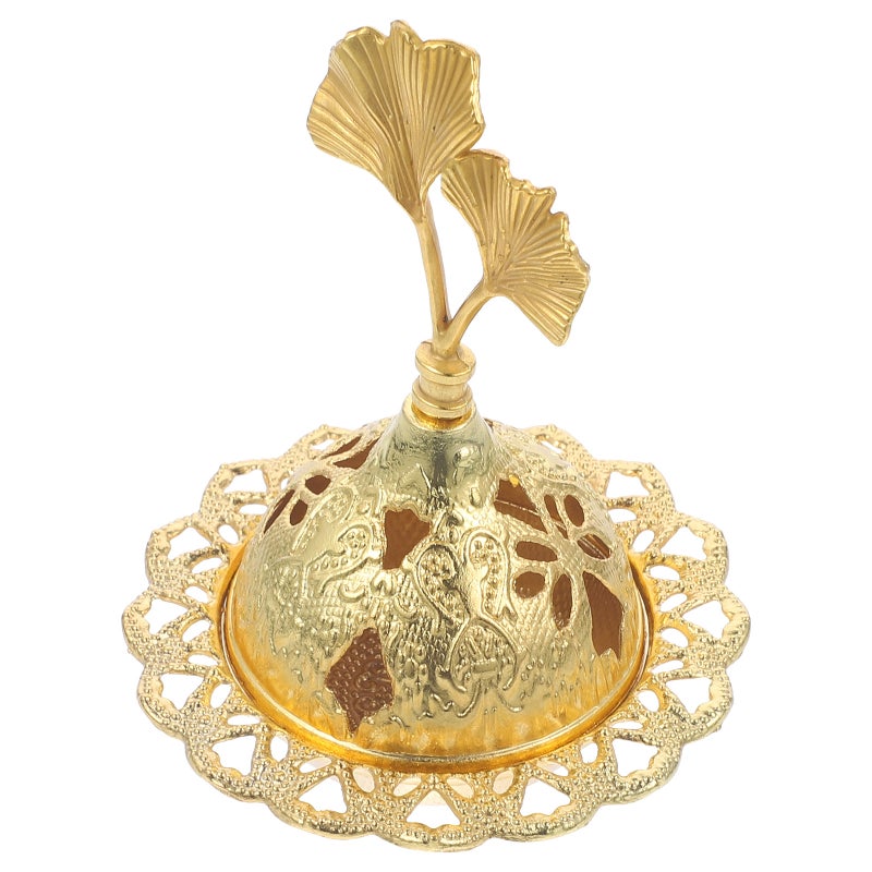 Metal Incense Holder Cone Coil Incense Burner with Lid Home Office Decoration - Image 1