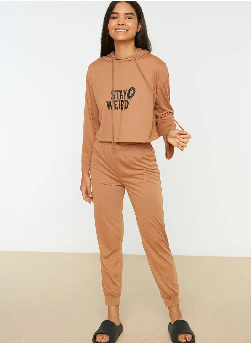 trendyol Knitted Pyjama Set