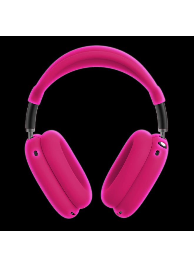 Product Suitable For Apple AirPods Max Headset Protective Case Silicone Head-mounted Protective Case Three-piece Set-Color:phosphor Earphone Set Opp Head Beam Earplug Set-Applicable Model:For Apple AIRPODS MAX Headband Case