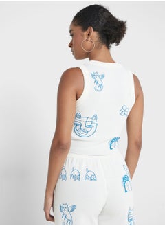RIP N DIP Blonded Knit Crop Top  - Image 2
