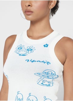 RIP N DIP Blonded Knit Crop Top  - Image 3