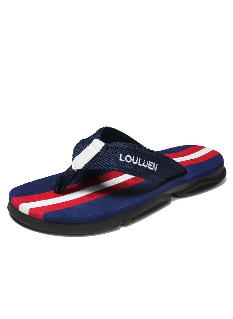 LOULUEN New Fashionable Herringbone Beach Slippers 