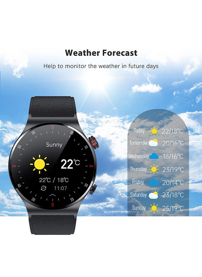Generic - QW33 1.28 Inches Smartwatch IP67 Waterproof Sports Watch BT5.1 Intelligent Watch Fitness Tracker Multifunctional Watch Compatible with Android5.0/iOS10.0 - Image 1