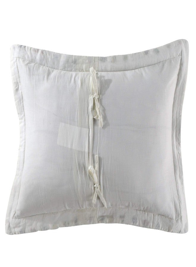 Greenland Home Fashions غطاء وسادة غرينلاند بيلا رافل كينج، متعدد الألوان - Image 3