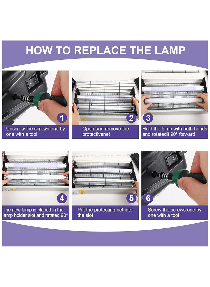 Rightsure Electric Mosquito Killer, Electric Insect Trap, Powerful 30W Insect Killer, Mosquito Repellent, UV Light, Removable and Washable Electric Mosquito Killer (30W) - Image 4