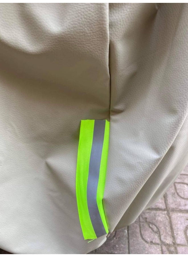 غطاء من الجلد المبطن العازيل للمياه والحراراة تماما  ومناسب لمقاس السيارة Alfa Romio 164 - Image 4