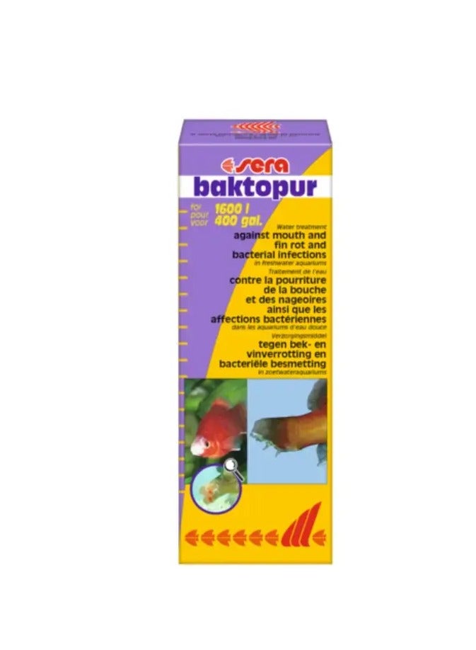 Sera - Baktopur Against Bacterial Infections Water Conditioner-100ml - Image 1