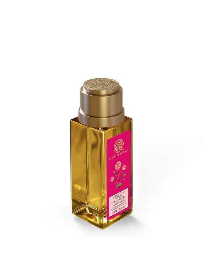 Forest Essentials - Delicate Facial Cleanser Mashobra Honey Lemon & Rosewater|Normal To Dry Skin|Face Wash For Men And Women 50Ml - Image 1