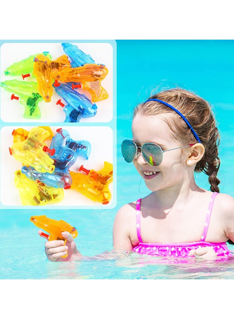 Jorunb Small Water Guns for Kids, 5pc Mini Water Squirt Gun Bulk Pistol Soaker Beach Toy for Swimming Pool Party Favors for Toddlers Age 3-5 4-8（Random Color） - Image 4