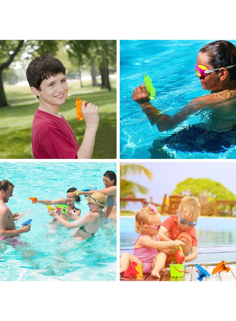 Jorunb Small Water Guns for Kids, 5pc Mini Water Squirt Gun Bulk Pistol Soaker Beach Toy for Swimming Pool Party Favors for Toddlers Age 3-5 4-8（Random Color） - Image 5