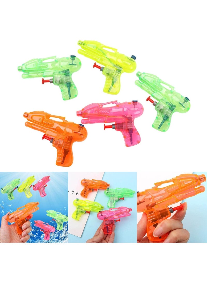 Jorunb Small Water Guns for Kids, 5pc Mini Water Squirt Gun Bulk Pistol Soaker Beach Toy for Swimming Pool Party Favors for Toddlers Age 3-5 4-8（Random Color） - Image 1