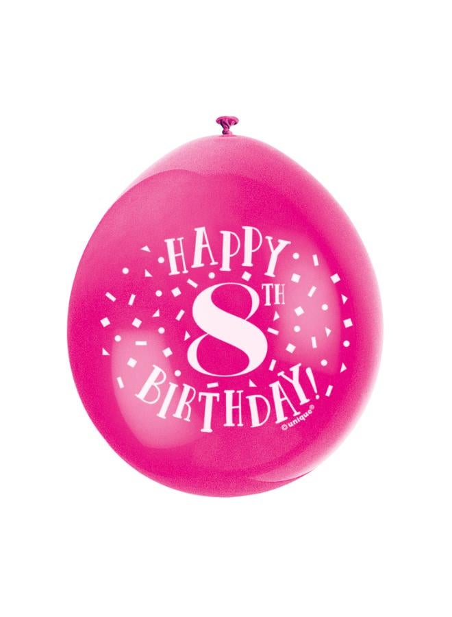 Unique 9" Happy 8Th Birthday Balloons - Image 3