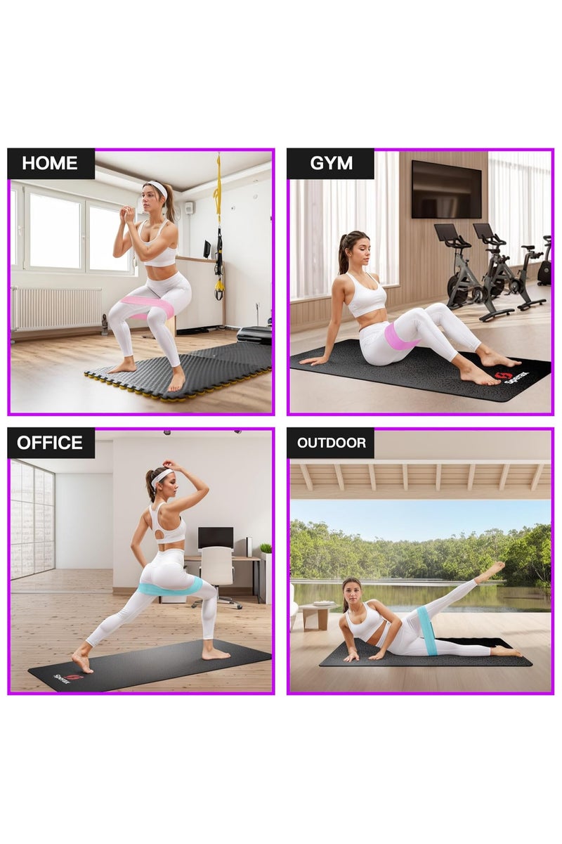 INSIJAM 3PCS Resistance Bands for Exercise Exercise band for Sport Workout Elastic band Non Slip Stretching Bands - Image 4