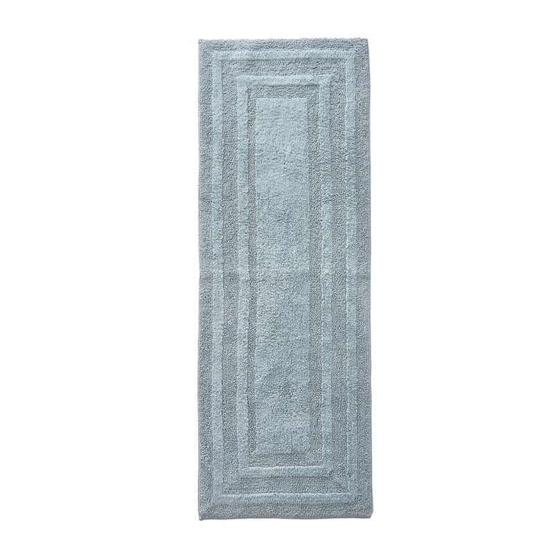 Eddie Bauer Eddie Bauer  Bathroom Rug Runner Soft Tufted Cotton Bathroom Decor Super Absorbent  Quick Dry Logan Green 60 x 22 