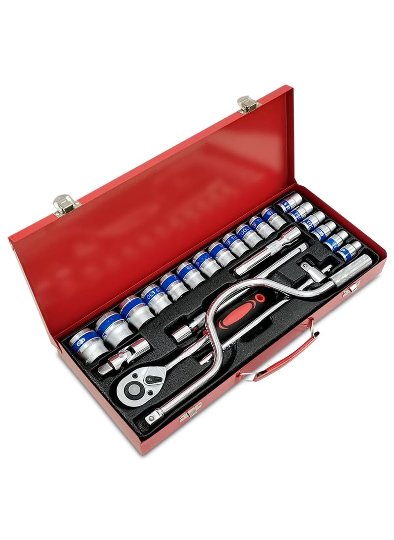 Generic - Dr. Socket Premium Quality 1/2  Tool Set for industry ,Workshop,  Mechanic. Chrome with Steel. - Image 1