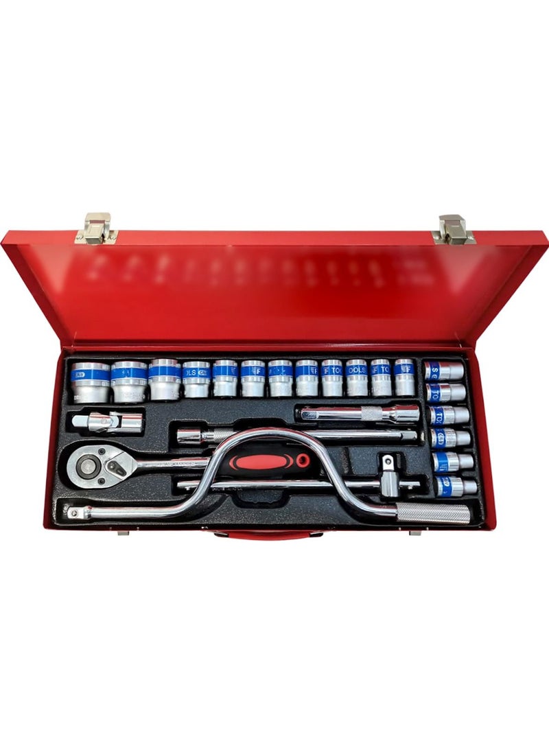 Generic - Dr. Socket Premium Quality 1/2  Tool Set for industry ,Workshop,  Mechanic. Chrome with Steel. - Image 1