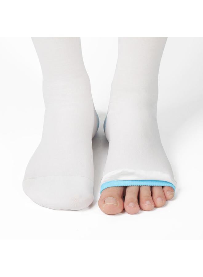 Bluejw First-class Compression Socks Anti-thrombus Elastic Socks Knee Socks Postoperative Observation Vein Compression Socks White Calf Socks  - Image 5