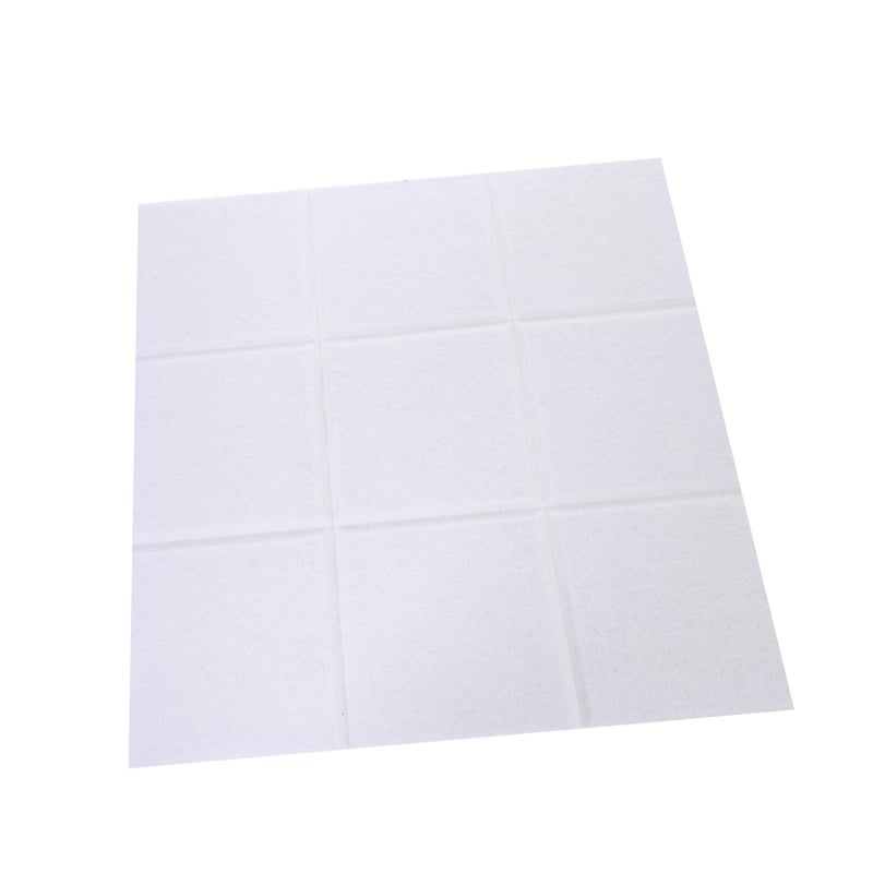 White Felt Bulletin Board For Wall Artwork Reminder Announcements Easy Adhesive Installation Soundproof Corkboard - Image 2
