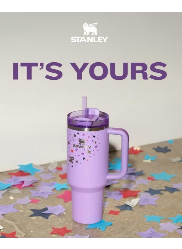 Stanley - Olivia Rodrigo Limited Edition Stanley 40oz Tumbler – Signature FlowState Travel Mug with Vacuum-Insulated Stainless Steel Body, Leakproof Lid & Reusable Straw – Keeps Drinks Hot or Cold for Hours – Tour-Inspired Hydration Cup for Fans, Coffee, Tea & Water On the Go - Image 1