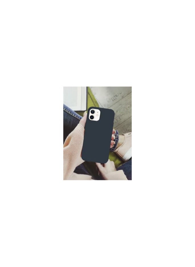 CATANES [for iPhone 12] Silicone Case Shockproof Protective Case Anti Scratch Smooth Case Cover/Dark Grey - Image 2