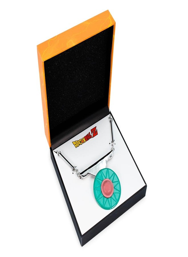 Dragon Ball Z King Vegeta Pendant Necklace Replica with Silver Chain | Fashion Jewelry, Costume Cosplay Accessories | Anime Manga Gifts and Collectibles - Image 3