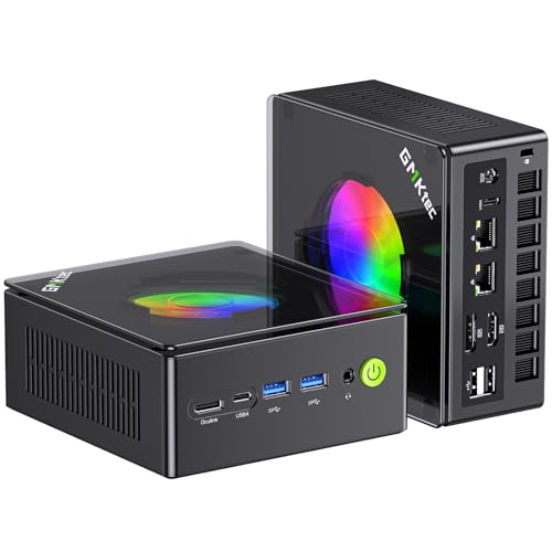 GMKtec جي إم كيتك K11 جيمينج ميني بي سي، AMD Ryzen 9 8945HS (8C/16T، حتى 5.2GHz)، 32GB DDR5 رام، 1TB كمبيوتر مكتبي صغير، HDMI/Oculink/DisplayPort/USB4*2 HDMI 2.0 - Image 1