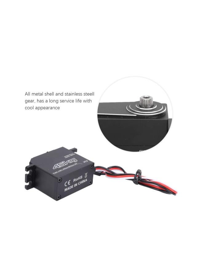 RC Metal Servo 45KG 5 8.4V Full Metal Waterproof Servo for 1/8 1/10 RC Remote Control Car Boat