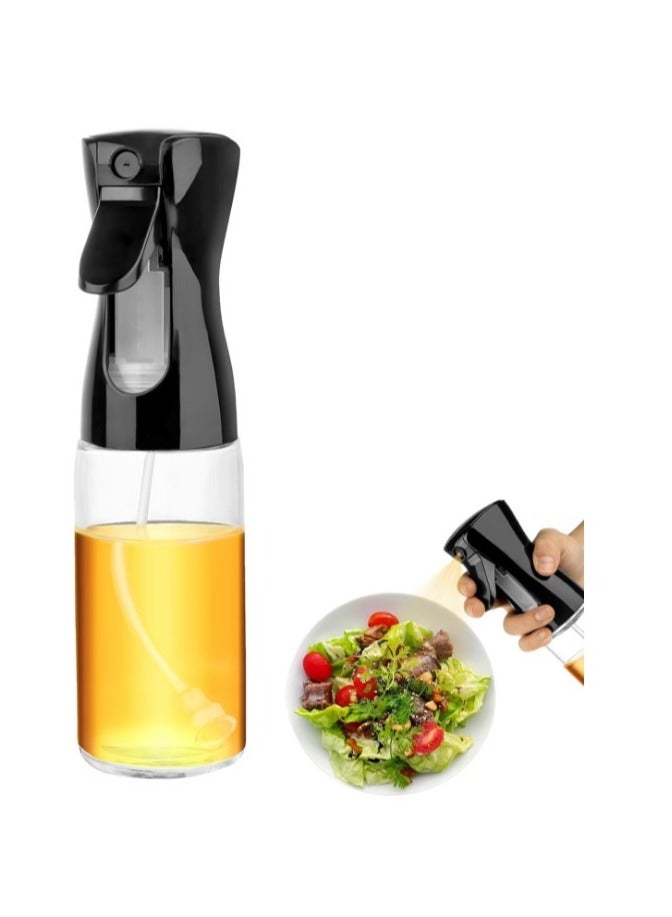 Olive Oil Spray Bottle for Frying Pan 200ml Refillable Glass - Multi-use Spray and Oil Dispenser for Cooking and Grilling, Ideal for Air Fryer, Salad, Baking, and Frying -Leak-Proof -MultiColor - Image 1