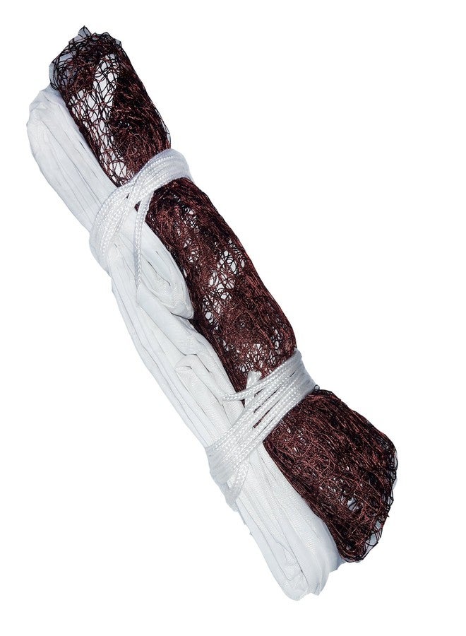 Raisco Resham Badminton Net - Durable Nylon & Plastic Net in Multiple Colors (White, Black, Maroon, Brown, Red) | Standard Size 6.1m x 24in | Ideal for Indoor & Outdoor Play - Image 2