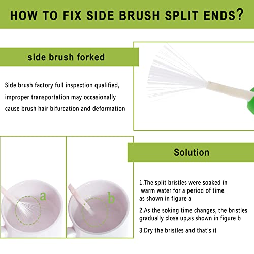 E-HAO 6 Pack Edge-Sweeping Brushes Replacement for iRobot Roomba i & j & e and Roomba Combo i & j Series, Vacuum Accessories Parts for i1+/i2+/i3+/i4+/i5+/i6+/i7+/i8+/j5+/j6+/j7+/j8+/j9+/e5/e6/e7 - Image 5