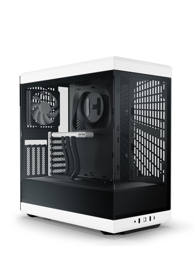 HYTE HYTE Y40 S-Tier Aesthetic Case ATX Mid Tower Computer Gaming Case - Black&White  - Image 1