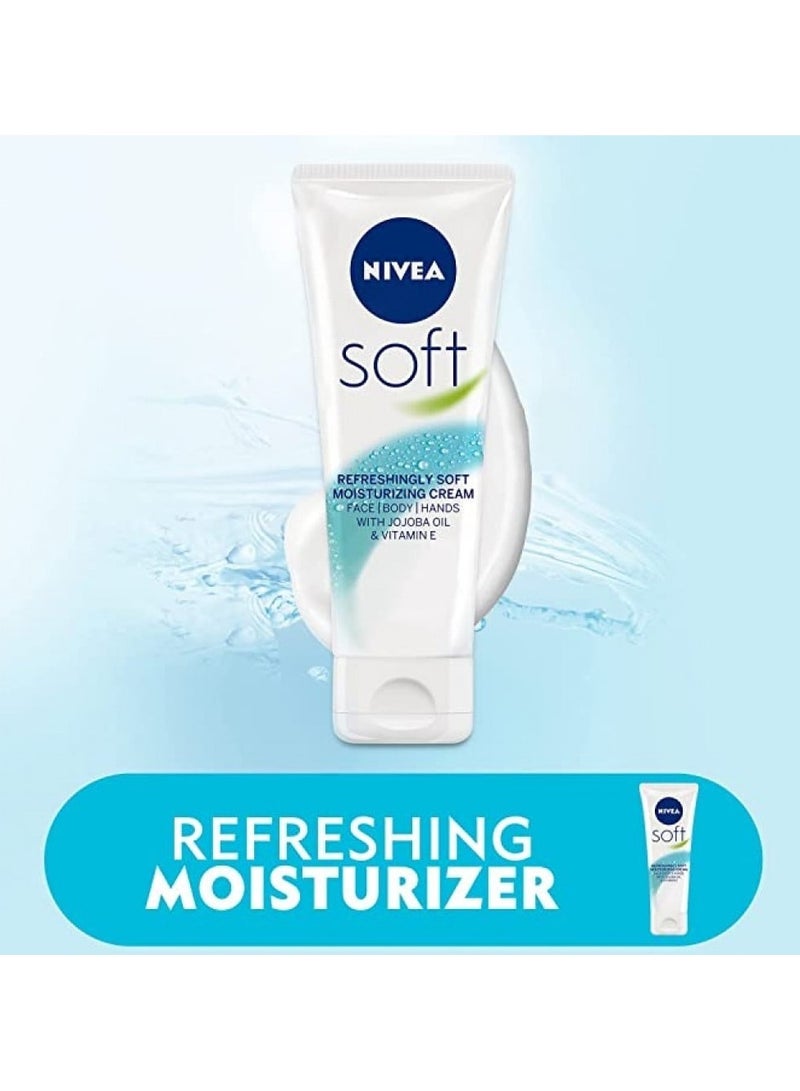 Nivea Cream Soft Moisturizing and Refreshing from Nivea - 75 ml tube - Image 2