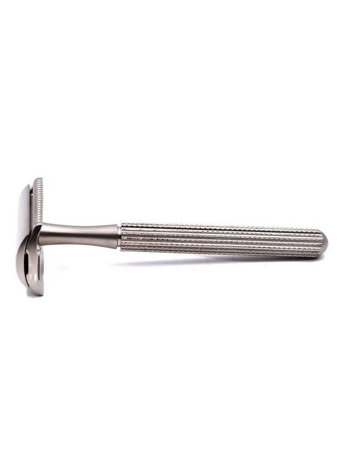 Parker Safety Razor Model 78R 3Piece Closed Comb Safety Razor With 5 Parker Platinum Blades Included (Satin Chrome)  - Image 4