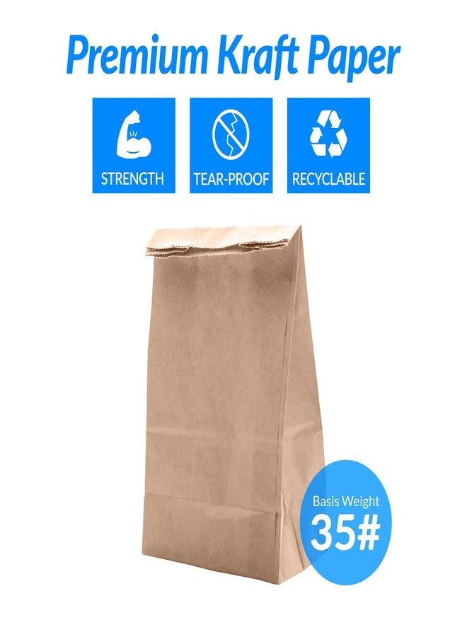 Reli. Brown Paper Bags | 500 Count | Paper Lunch Bags Ideal for Small Lunches and Crafts | Perfect for Sandwiches and Snacks - Image 3