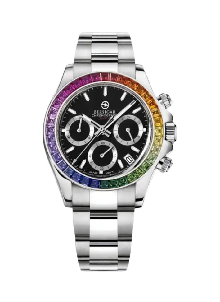 BERSIGAR - Bersigar BG-1664 Luxaura Design Stainless Steel Water Resistant Watch - Image 1