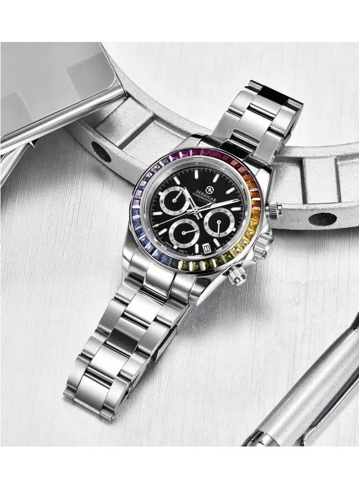 BERSIGAR - Bersigar BG-1664 Luxaura Design Stainless Steel Water Resistant Watch - Image 1