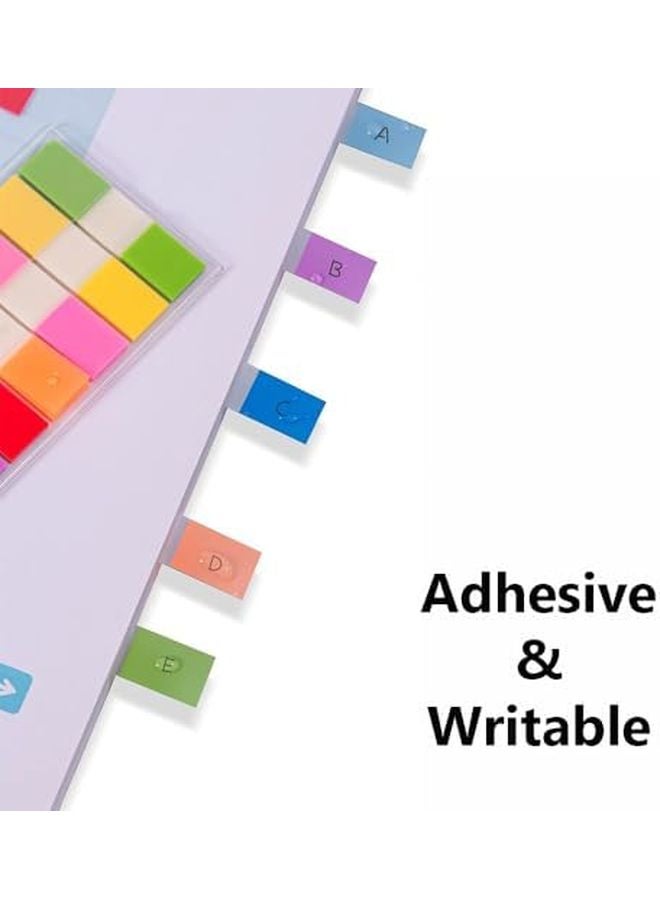 علامات الصفحات اللاصقة القابلة للكتابة المنبثقة 9 ألوان للكتب والملفات ومقسمات الدفاتر - Image 4