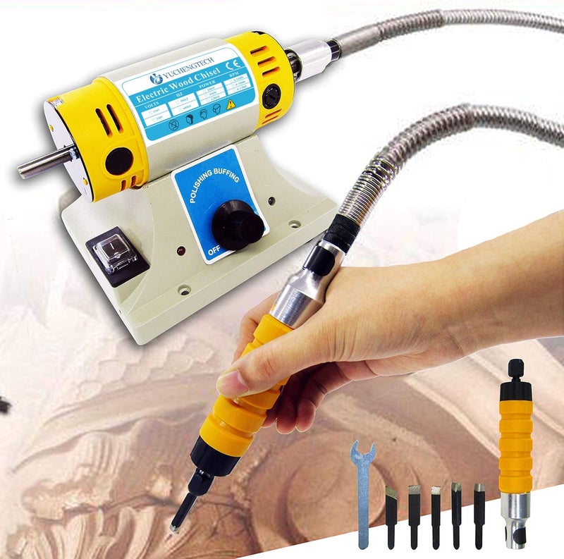 YUCHENGTECH Electric Wood Chisel Carving Tool - Image 1