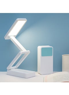 Generic Portable Rechargeable Battery Desk Lamp For Students Eye Protection Dormitory Foldable Large Capacity Long Battery Life Blue charging and inserting dual-purpose 6000 mA for long battery life 