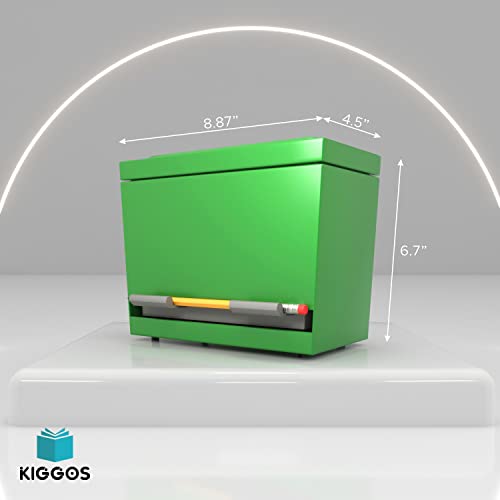 Kiggos Pencil Dispenser Holder Green Stainless Steel Dispenser for Pencils with 6 Beautiful stickers for Decoration Metal Pencil Dispenser for Classroom Home Office Teachers Students (Pencils Not Included) - Image 5