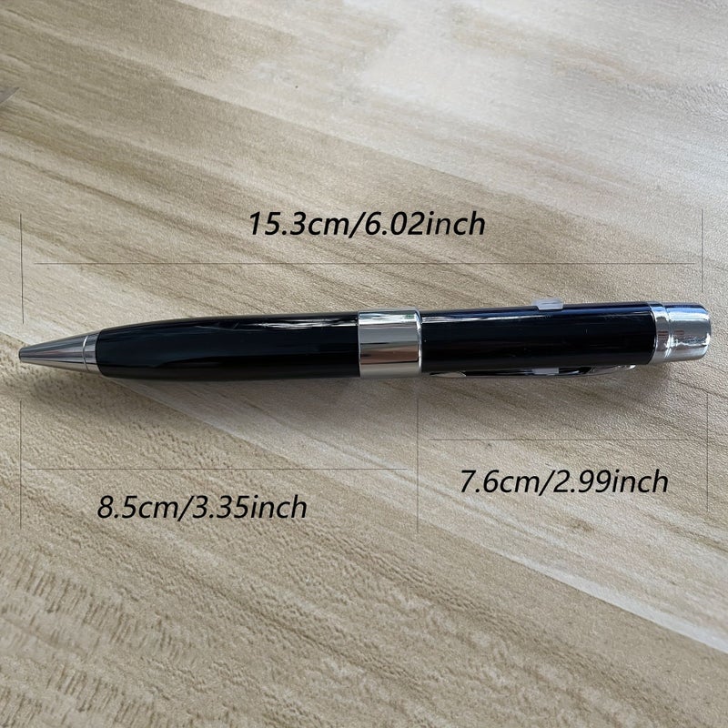 Creative High Speed USB Flash Drive Ballpoint Pen 4GB Capacity With Pen Only 2 Pcs Without Box Black Metal Memory Stick Portable Business Gift - Image 4