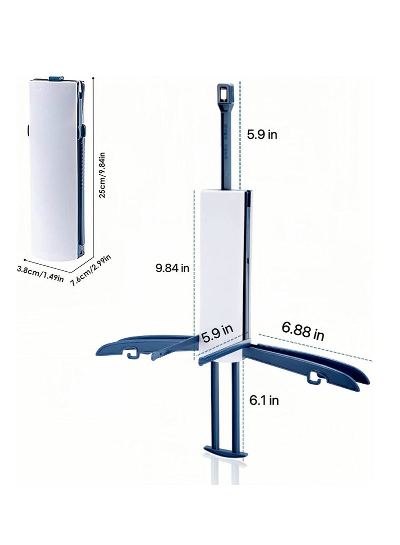 SYOSI Foldable Clothes Drying Rack, Portable Laundry Drying Hanging Rack Collapsible, Used for Drying Under The Air Conditioner On Rainy Days, The Best Choice for Hotel Travel - Image 4