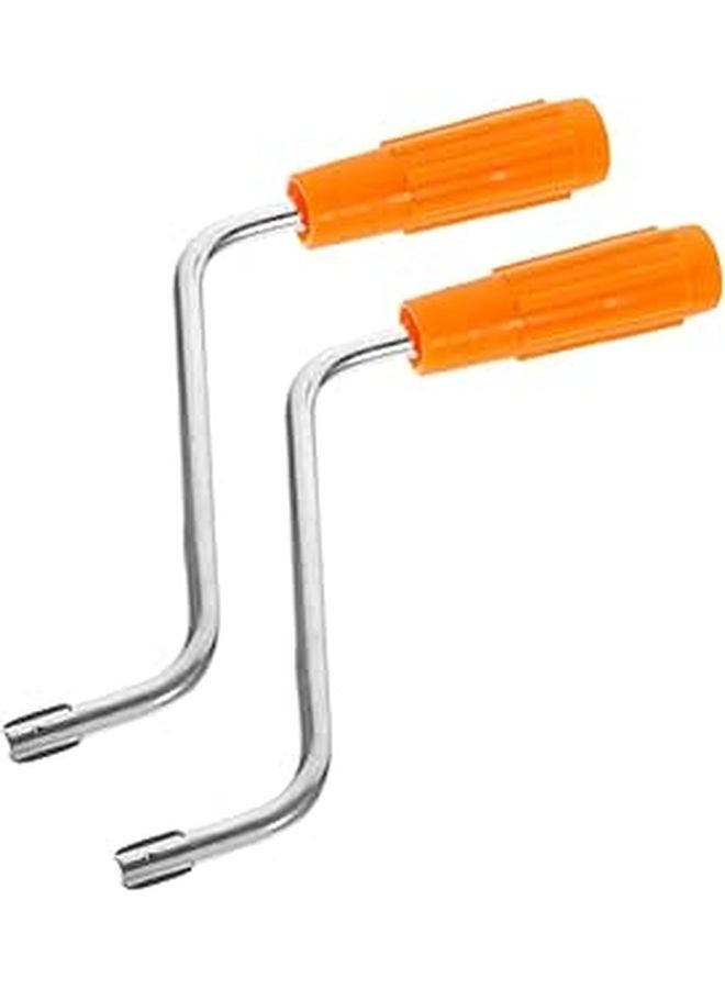 Manual Noodle Maker Handle Replacement Tool Compatible with Pasta Machine Accessory 2 Pack - Image 1