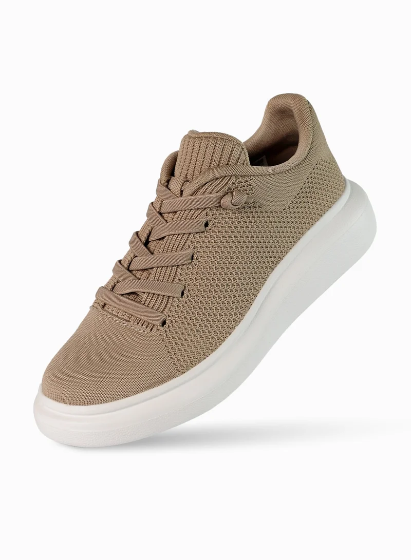 دوا زو لو حذاء رياضي كلاسيكي من الصوف بمنصة