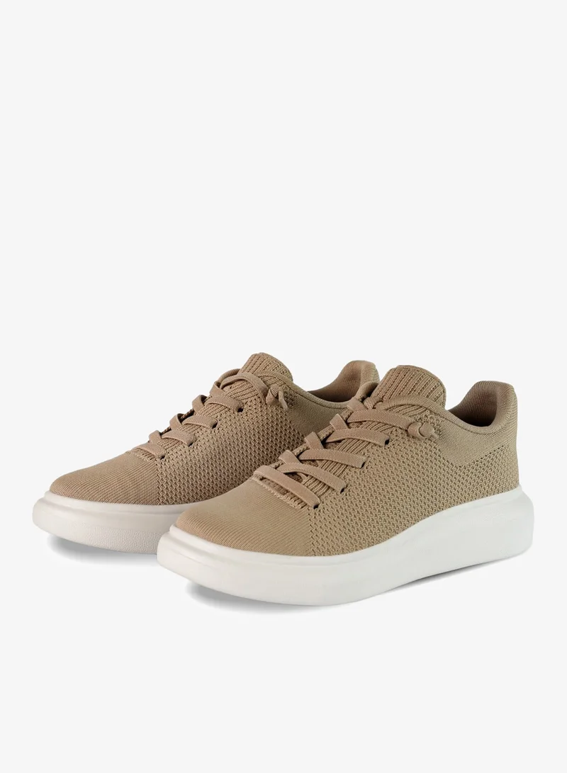 DUOZOULU  CO Classic Wool Platform Sneaker  | Best Price UAE