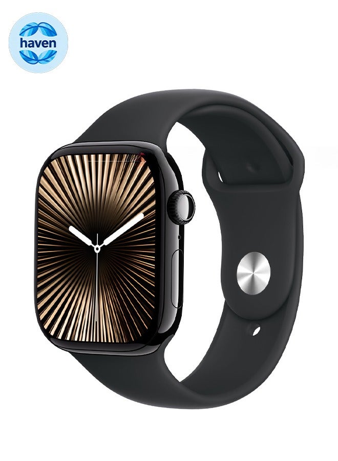 HAVEN TS10 Pro Smart Watch, HD Display, Bluetooth Calling, Health Monitoring GPS Sport Band, Multifunctional Watch, iOS and Android Compatible - Black - Image 1