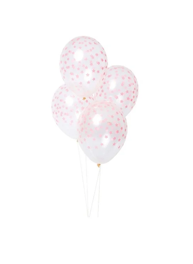 Meri Meri 8 Pack 11" Coral Star Balloons