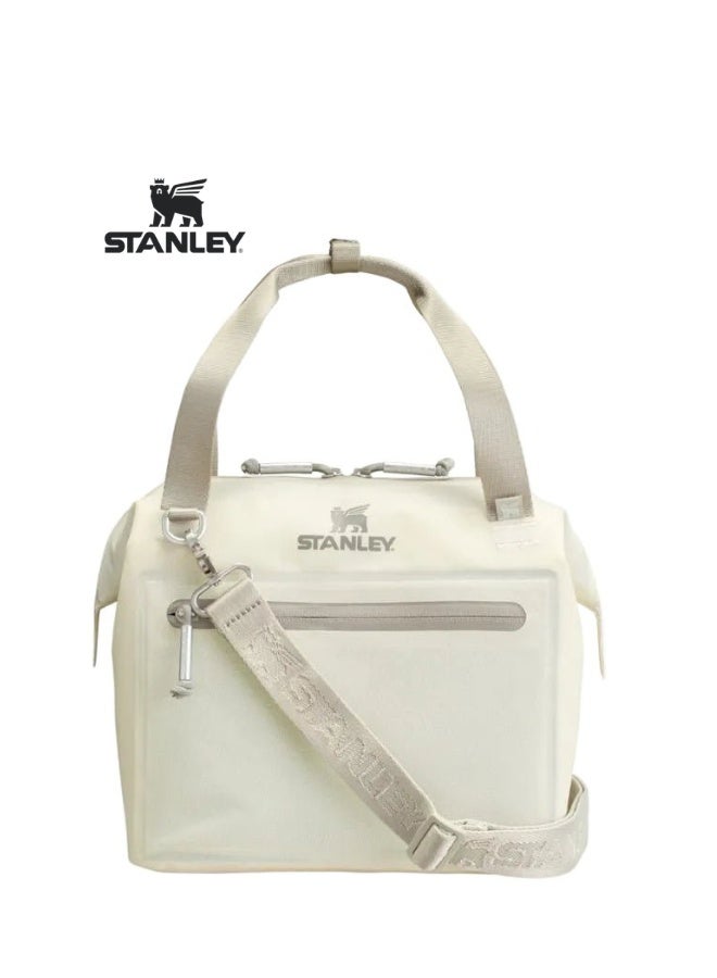 Stanley All Day Julienne Mini Cooler Bag & Insulated Lunch Tote | 7.4 QT (10 Can) Portable Soft Cooler with Leak-Proof Liner Cream - Image 1