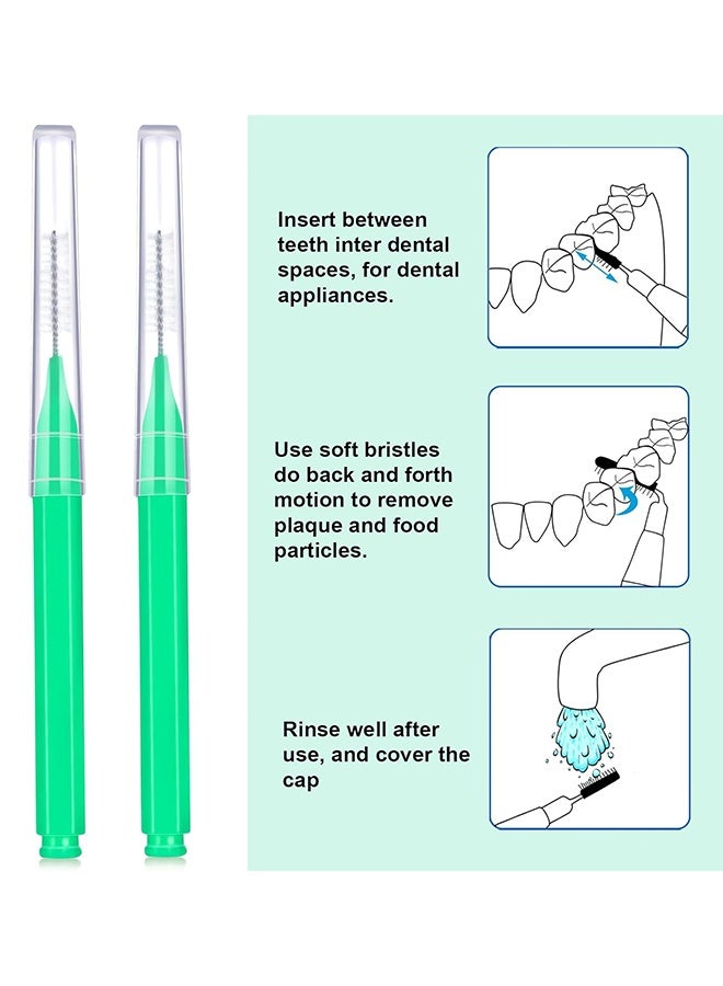 30 Pieces Interdental Brushes Dental Floss Toothpick Braces Brush Tooth Cleaning Tool Interdental Brush Tooth Care Tool - Image 3